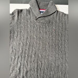 Tommy Hilfiger Charcoal Knit Sweater
